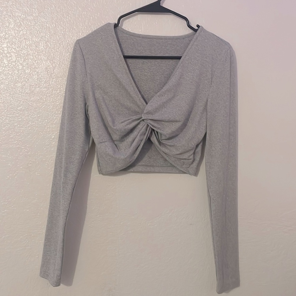 Gray cross shirt